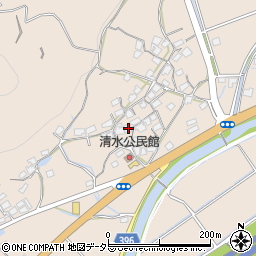 兵庫県姫路市飾東町山崎1208周辺の地図