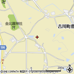 兵庫県三木市吉川町豊岡958-1周辺の地図