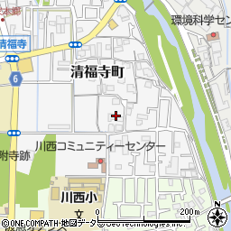 清福寺太子堂周辺の地図