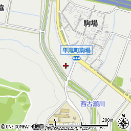 愛知県豊川市平尾町丸田周辺の地図