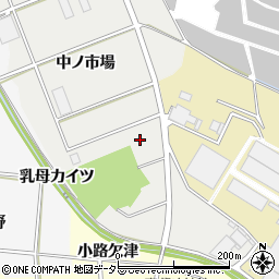 愛知県豊川市千両町下ノ市場周辺の地図