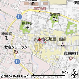 関郵便局周辺の地図