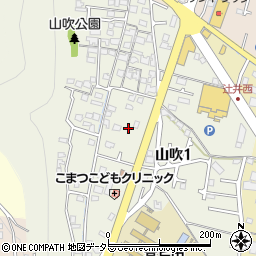 兵庫県姫路市山吹1丁目7周辺の地図