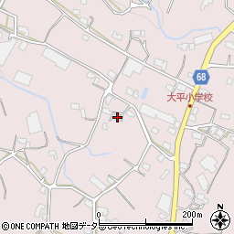 静岡県浜松市浜名区大平613周辺の地図