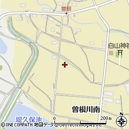 愛知県新城市中宇利（曽根川南）周辺の地図