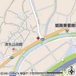 兵庫県姫路市飾東町山崎1125周辺の地図
