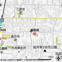 京都府城陽市寺田中大小周辺の地図