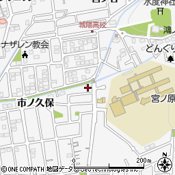 京都府城陽市寺田市ノ久保71周辺の地図