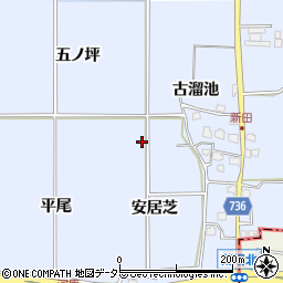 京都府八幡市内里目繩周辺の地図