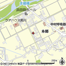 島根県浜田市内村町598-2周辺の地図