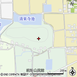 兵庫県たつの市揖西町前地周辺の地図