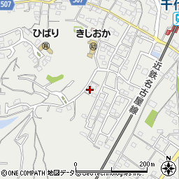 三重県鈴鹿市岸岡町2884-12周辺の地図