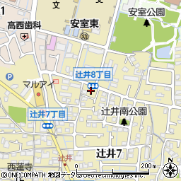 兵庫県姫路市辻井7丁目15周辺の地図