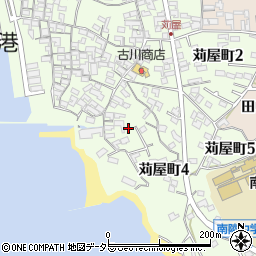 愛知県常滑市苅屋町周辺の地図