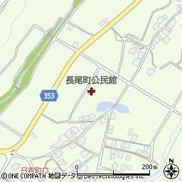 長尾町公民館周辺の地図