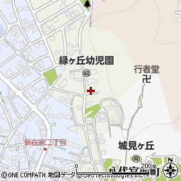 兵庫県姫路市八代緑ケ丘町周辺の地図