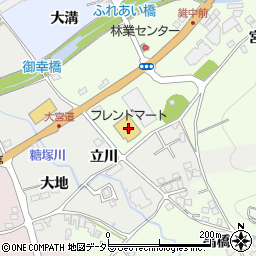 フレンドマート宇治田原店周辺の地図