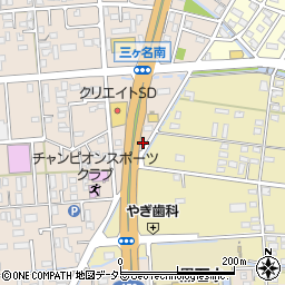 静岡県焼津市三ケ名207周辺の地図