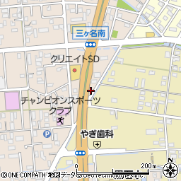 静岡県焼津市三ケ名207周辺の地図