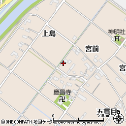 愛知県西尾市花蔵寺町宮前34周辺の地図