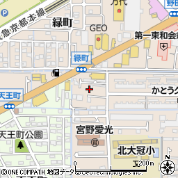 大阪府高槻市宮野町4周辺の地図