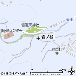愛知県豊川市赤坂町（岩ノ谷）周辺の地図