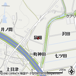 愛知県豊川市平尾町鼠畑周辺の地図