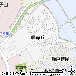 静岡県藤枝市緑の丘周辺の地図