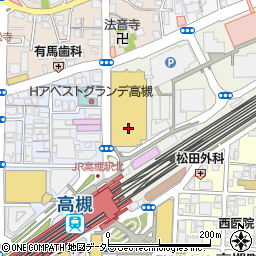 串の坊 高槻阪急スクエア店周辺の地図