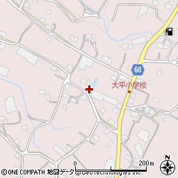 静岡県浜松市浜名区大平657周辺の地図