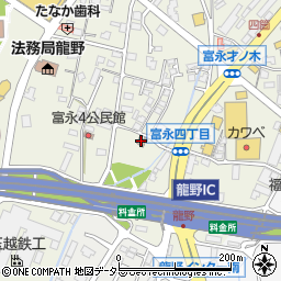 富永簡易郵便局周辺の地図