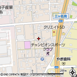 静岡県焼津市三ケ名230周辺の地図