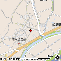 兵庫県姫路市飾東町山崎1225周辺の地図