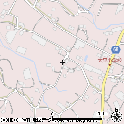 静岡県浜松市浜名区大平593周辺の地図