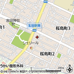 ファミリーマート鈴鹿桜島二丁目店周辺の地図