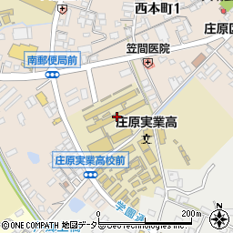 広島県立庄原実業高等学校周辺の地図