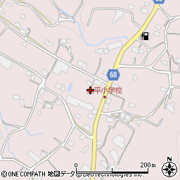 静岡県浜松市浜名区大平687-2周辺の地図