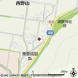 兵庫県赤穂郡上郡町西野山583周辺の地図