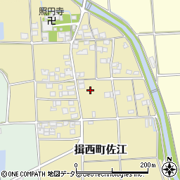兵庫県たつの市揖西町佐江周辺の地図