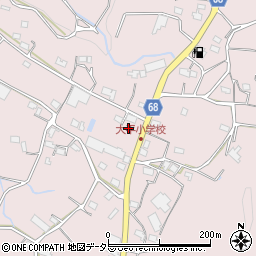 静岡県浜松市浜名区大平686-8周辺の地図