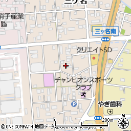 静岡県焼津市三ケ名228周辺の地図
