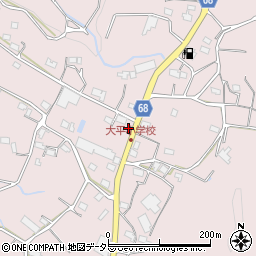 静岡県浜松市浜名区大平739-1周辺の地図