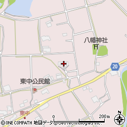 兵庫県三木市口吉川町東中578周辺の地図