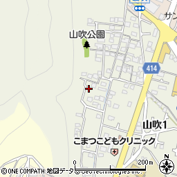 兵庫県姫路市山吹2丁目周辺の地図