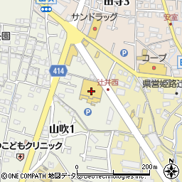 ＤＣＭ姫路山吹店周辺の地図