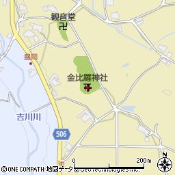 兵庫県三木市吉川町豊岡909周辺の地図