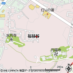 京都府八幡市八幡福禄谷周辺の地図