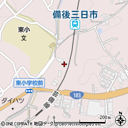 広島県庄原市上原町2692周辺の地図