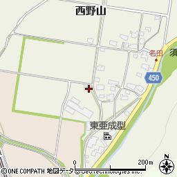 兵庫県赤穂郡上郡町西野山498周辺の地図