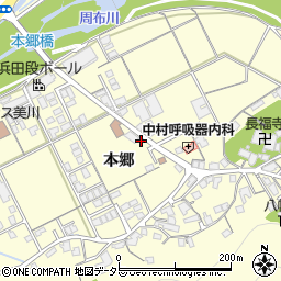 島根県浜田市内村町680周辺の地図